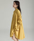 Gather Twist Balloon Shirt Dress